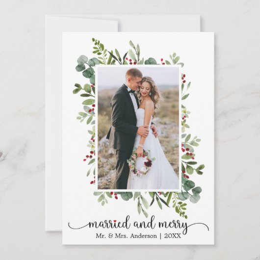 書道の赤いハート結婚したと写メリー真 シーズンカード (正面)