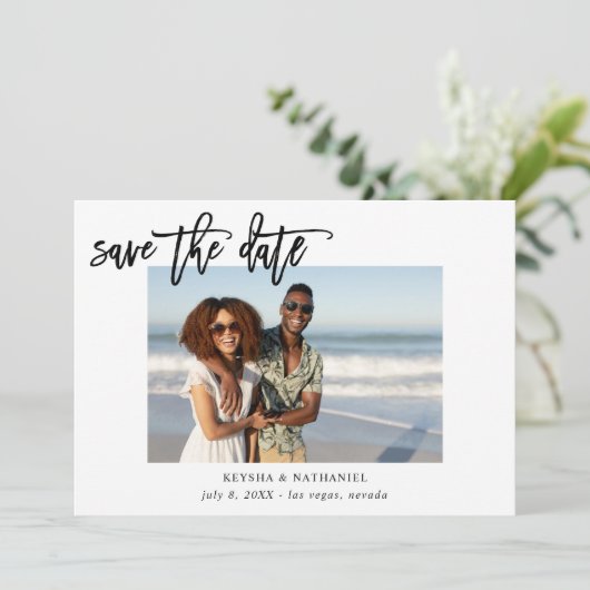 書道のUno写真Save the Date (スタンド正面)