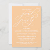 書道はっきりしたお洒落卒業招待状 招待状 (裏面)