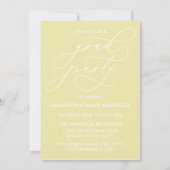 書道はっきりしたお洒落卒業招待状 招待状 (裏面)