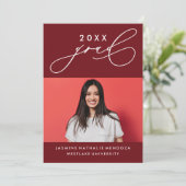 書道はっきりしたお洒落卒業招待状 招待状 (スタンド正面)