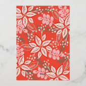 書道はっきりしたモダン写真メリークリスマス 箔シーズンカード (裏面)