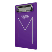 書道はっきりしたモノグラム名ミニマモダンリスト ミニクリップボード (アングル2)