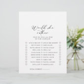 書道は彼女はむしろブライダルシャワーゲーム (スタンド正面)