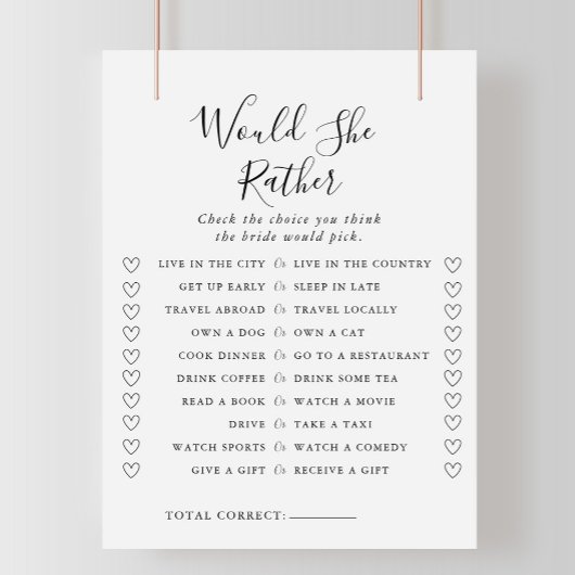 書道は彼女はむしろブライダルシャワーゲーム