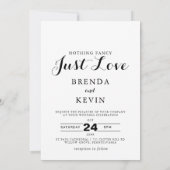 書道は愛ファンシーだけではな結婚い 招待状 (裏面)