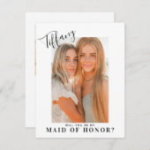 書道は私のメイド・オブ・オーナー（花嫁付き添い人） |写真 (正面/裏面)