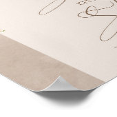 書道アーチフローラシートを両側から選択 ポスター (角)