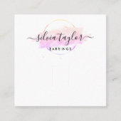 書道アートリングや輪ホルダースクウェア名刺 スクエア名刺 (正面)