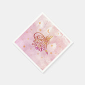 書道イスラム新年紙ナプキンス スタンダードカクテルナプキン (角)