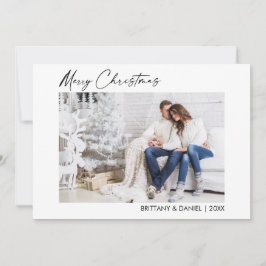 書道インクスクリプトクリスマスカップルの写真 シーズンカード