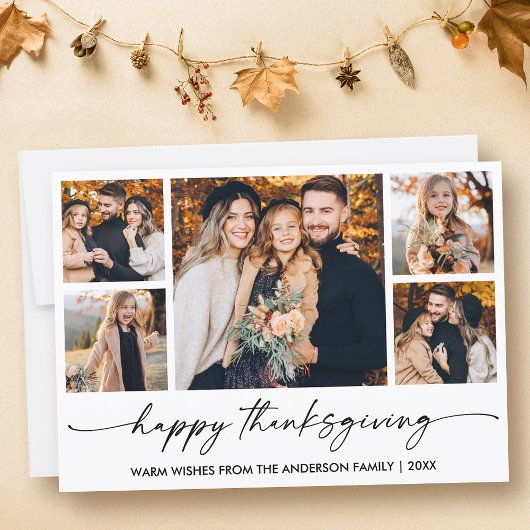 書道インクスクリプト感謝祭5写真 シーズンカード