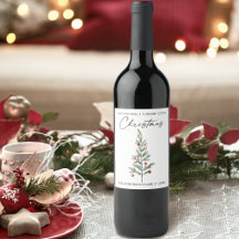 書道インクスクリプト水色クリスマスツリー