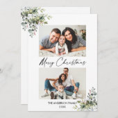 書道インクスクリプト緑の果実2写真 シーズンカード (正面/裏面)