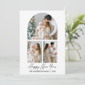 書道インクスクリプト3フォトアーチ新年 シーズンカード (スタンド正面)