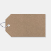 書道インクペンミニマリストクラフトクリスマス ギフトタグ (裏面横)