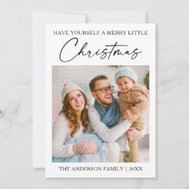 書道インクペンミニマリスト写真クリスマス シーズンカード