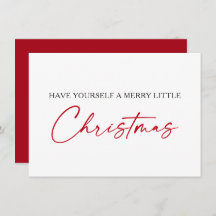 書道インクペンミニマルなクリスマスレッド