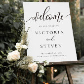 書道ウェルカム結婚のサイン ポスター