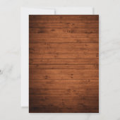 書道ウモダンッド3写真結婚のコラージュ サンキューカード (裏面)