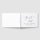 書道エレガモダンントウェディングゲストブック ゲストブック (全面)