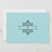 書道エレガンスアクアリハーサルディナー 招待状 (裏面)