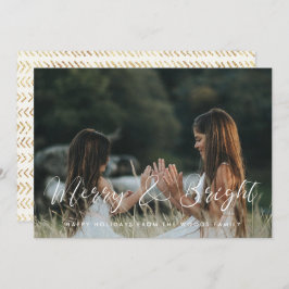 書道エレガントと明メリーるい写真 シーズンカード