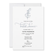 書道エレガントのモダンブライダルシャワー