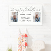 書道エレガントの台本の卒業2写真 横断幕 (インサイチュ)