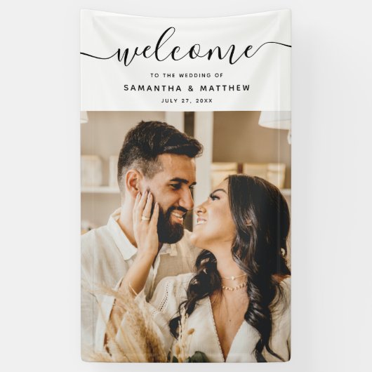 書道エレガントの台本はの結婚歓迎 横断幕 (縦)