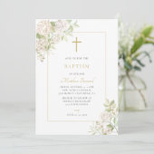 書道エレガントの洗礼 招待状 (スタンド正面)