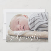 書道エレガントの神様の提案カード 招待状 (正面)