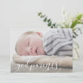 書道エレガントの神様の提案カード 招待状 (スタンド正面)