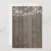 書道エレガントの素朴結婚式招待状 招待状 (裏面)