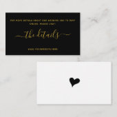 書道エレガントのWebサ結婚イトの囲いの車 エンクロージャーカード (正面/裏面)