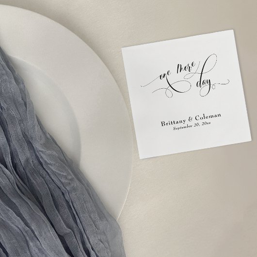 書道エレガントもう1日フェスティバル結婚 スタンダードカクテルナプキン