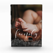 書道エレガントオーバーレイ フォトブロック (正面)