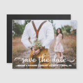 書道エレガントカップル写真日付の保存 (正面/裏面)