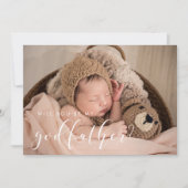 書道エレガントゴッドファーザープロポーザル 招待状 (正面)