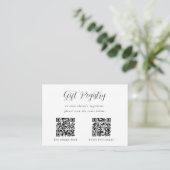 書道エレガントシャワー贈与簿 エンクロージャーカード (スタンド正面)