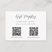 書道エレガントシャワー贈与簿 エンクロージャーカード (正面)