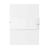 書道エレガントハッピーホリデイズクリスマス 招待状ベリーバンド (裏面例)