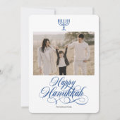 書道エレガントハヌカ家の写真H シーズンカード (正面)