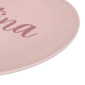 書道エレガントバラ金ゴールドプレーンシンプル名 カッティングボード (角)