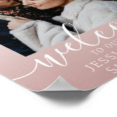 書道エレガントバラ金ゴールド結婚ポスター ポスター (角)