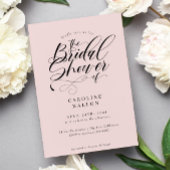 書道エレガントブライダルシャワークラシックインビタティ 招待状