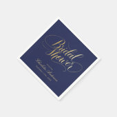 書道エレガントブライダルシャワー スタンダードカクテルナプキン (角)