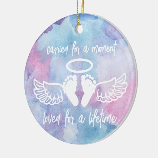 書道エレガントベビーロスのクリスマスオーナメント セラミックオーナメント (左)