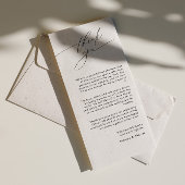 書道エレガント付きサンキューカードフォント 招待状