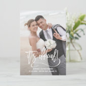 書道エレガント公式の書結婚だ 案内状 (スタンド正面)